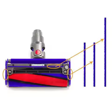 A98G-Soft Velvet Strips Replacement For Dyson V6 V7 V8 V10 V11 Vacuum Cleaners Essential Household A