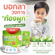 ( เซ็ตคู่+ส่งฟรี ) Infolife Fiber + Veggie Plus+ Lysine ขับถ่ายง่าย+กินเก่ง ด้วยไฟเบอร์ธรรมชาติ ไฟ