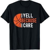 SAYA I Care Because I Care Funny Basketball Player Sports T-Shirt