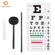 Eye Chart, Eye Chart No Fading for School Home Physical Examination Center Visual Acuity Measuring E