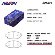 Nissin Front Brake Pad Honda Accord T2A , T2M / HRV / Odyssey RC1 ( Made In Japan ) Bendix / Brembo 