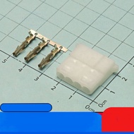 [10 Pieces]- 5.08mm Wire Connector 4 Pins 1 Row Male Stapler Wire Components IC2