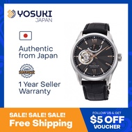 ORIENT ORIENT STAR WORK-AT0007N Automatic Contemporary collection SEMI SKELETON JMADE Black Leather  Wrist Watch For Men from YOSUKI JAPAN / WORK-AT0007N (  WORK AT0007N WORKAT0007N WORK-A WORK-AT00 WORK-AT000 WORK AT000 WORKAT000 )