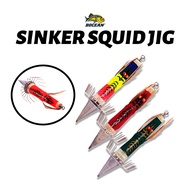 BOCEAN LASER Bottom Sinker Squid Jig Mata Candat Twist Sotong Gewang Perambut Candat Killer Fishing