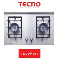 Tecno SR828SV / SR 828SV (70cm) Stainless Steel Cooker Hob with Inferno Wok Burner