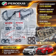 PERODUA VALVE COVER GASKET & TIMING ORING & CAM SEAL & PLUG SEAL Bezza 1.3 / Myvi D20N 1.3 1.5 11213