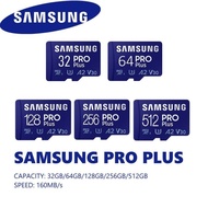 Samsung Memori Kartu Memori 32GB/64GB/128GB/256G/512G TF Micro SD Card - 160MB/S, 128GB