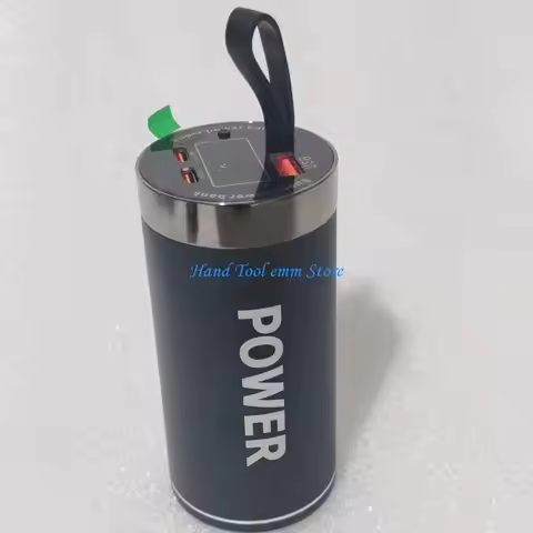 H37F 46950 Battery Holder with Display Double Type-C & USB Output 22.5W Charging Box