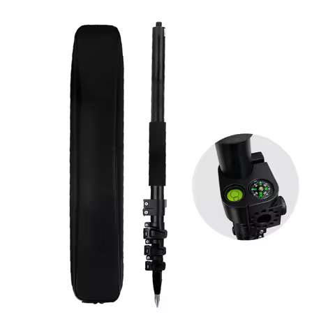 1.8 Meter Aluminum Alloy Telescopic Pole Portable Measuring Rod Survey Equipment GNSS Antenna Extens