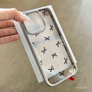 Black Bow For iphone 13 15 14 11 17 16 12 14PROMAX 16PROMAX 13PLUS 15PLUS 17PRO 15PRO XR X Phone cas