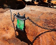 【限量】金玉滿堂 x 小城故事之一 18K金 x 花青玉 x 925銀項鍊