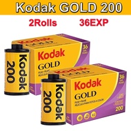 2Rolls Kodak Gold 200 36xp Negative Film 200 ISO 35mm Color suit For M35 / M38 C-41 ProcessMVP CAMERA Camera