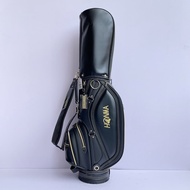 Black Black Classic HONMA Golf Standard Bag Men's Ultra Light Portable Bag Vertical PU Waterproof Golf Bag 골프용품