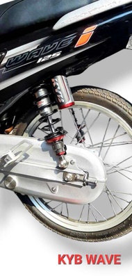 โช็คหลัง Wave โช๊คแก็ส Wave KYB Wave110 / Wave125 ปี 2009 - 2020 สูง 330 MM. Gas Shock Absorber