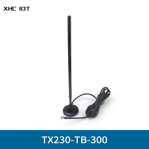 Wifi Antenna SMA-J Interface Magnetic Base Feeder External Cable Sucker 230MHz HighGain 5dBi TX230-T