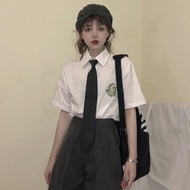 JK Uniform DK Suit Shorts White Shirt Female Graduation Business Attire High School Student Summer C