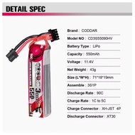 CODDAR LIHV 3S 550MAH 11.4V 90C XT30