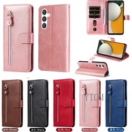 For OPPO Realme C75 C67 C65 C63 C61 C53 C51 14X P3X Note 50 60 Zipper coin purse PU leather phone ca