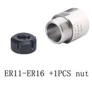 Gracekarin ER Chuck trục chính chuyển đổi Doanh ER11 ER16 er20 er25 er32 Bộ chuyển đổi đinh ốc bán n