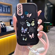 Casing hp for VIVO Y12 Y15 Y17 Y11 2019 Y12i Y3 Y3s 2020 Case Butterfly Pattern Fashion Silicone Pho