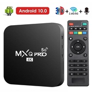 Mxq-pro 4k Smart Tv Box Android 10.0 2.4/5g Dual-wifi 3d Video Media Player Rạp hát tại nhà Set-top