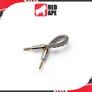 ddHiFi BC44Pro Upgrade Balanced Cable: 4.4mm Pure Silver + OCC Hybrid Cable with Titanium Housing (B