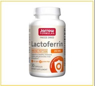 JARROW 傑諾提高免疫力乳鐵蛋白膠囊 FREEZE DRIED LACTOFERRIN 30 / 60 CAPSULES