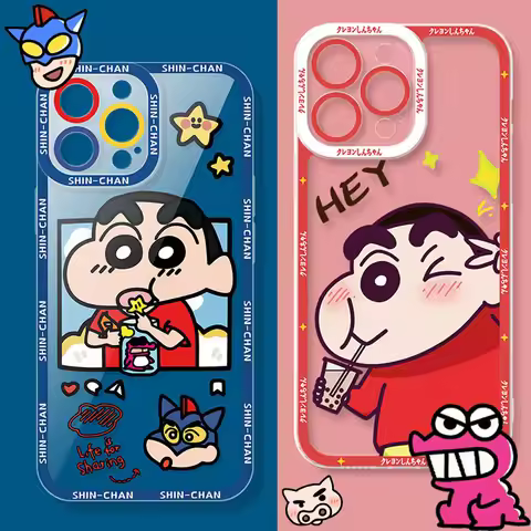 S-ShinChan Case For Xiaomi POCO X6 X7 X5 Pro X3 NFC F3 F5 F6 F7 Ultra M5S C65 M7 M6 Pro 4G 5G 14T 13