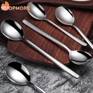 High-Quality Stainless-Steel Dinner Forks Spoon / Long Handle Thickened Table Forks Spoons Kitchen Restaurant Supplies