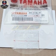 Emblem logo sticker yellow aerox 155 nmax old white metallic original bv4-f173e-10 KRDB07