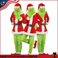 Men's Grinch Costume | Christmas Character Cosplay Suit | Adult Movie Character Party Outfit