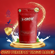S-GROW Susu Tinggi Kalsium & Zinc - Suplemen Peninggi Badan Dan Dukungan Pertumbuhan Badan Anak & Re
