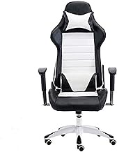 Office Chair Gaming Chair Computer Chairs E-Sports Gamer Chairs Lifting and Rotating Handrail Ergonomics Executive,Pink White (Black White) lofty ambition