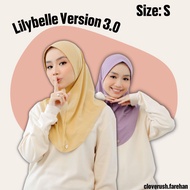 ✨ LILYBELLE V3.0 SAIZ S  ✨Cloverush Lilybelle Version 3.0 Saiz S Tudung Sarung Cotton