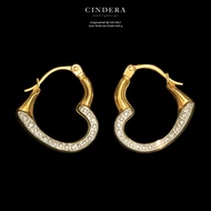 ต่างหูทองคำแท้ 9K ITALY 375  พร้อมใบรับประกันสินค้า