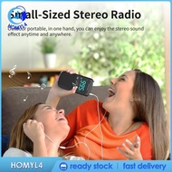 [Homyl4] Portable AM FM Radio with Reception Mini Personal Radio Digital Radio for Jogging Home Adults