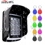RFID Metal Access Control Keypad Waterproof Rainproof Cover Outdoor Door Opener Electronic Lock Syst