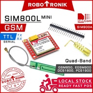 Mini SIM800L GSM (3.7V) Module w Antenna SIM 800 800L