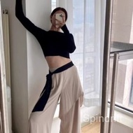 Dancewear Practice Outfit Dance Autumn Chiffon Wide-Leg Pants Classical Dance Costume Modern Dance O