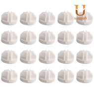 20 Pcs Grid Cube Connector Abs Connectors For Wire Cube Storage Shelving (White) upjaah.
