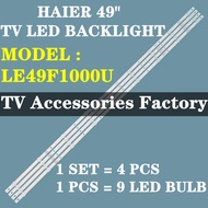 LE49F1000U HAIER 49" TV LED BACKLIGHT(LAMP TV) HAIER 49 INCH LED TV LE49F1000 49F1000