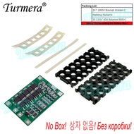 Turmera 12V Battery Box 3x7 18650 Holder 3S 40A BMS with Voltage & Capacity Display for 12V Lead-Aci