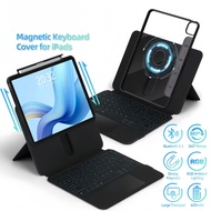 Bluetooth Wireless Keyboard With Touchpad For iPad  11th A16 Air11（M2/M3）Air4/5 10th 10.9 Pro 11inch