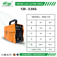 Mesin Las Las LIstrik MMA - Merek Subsibel