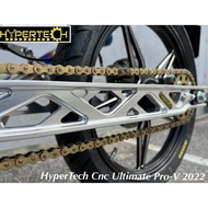 Y16 / Y15 HyperTech CNC SWING ARM Pro-V model terkini 2022 ***  CARBON COVER *** (+2 INCH )