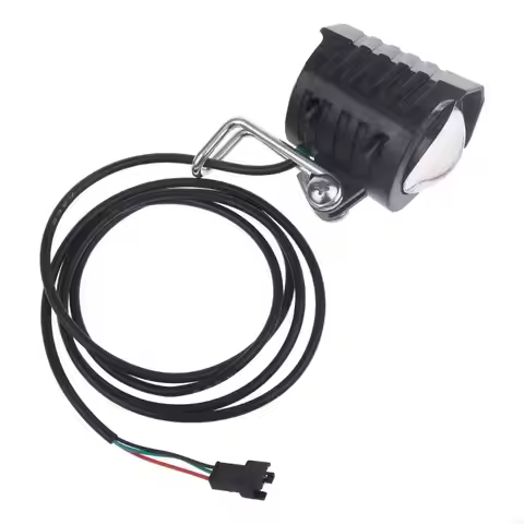 N0HA Electric Bike LED Front Light E-Bike 2 in 1 Waterproof Horn Headlight
