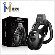 [MAZE TRADING] Men Cobra Chastity Cage Chastity Bird Cage Lock Device 3 Rings Virginity Padlock Sex 
