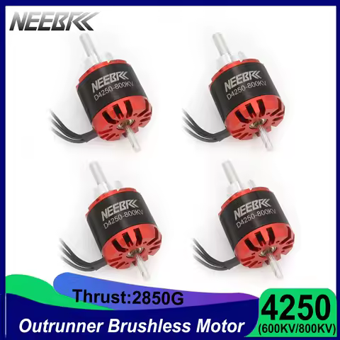 NEEBRC 4250 600KV 800KV Outrunner Brushless Motor 3-7S for RC Plane FPV Racing Drone Quadcopter Mult