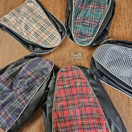 VESPA AQUILA PIAGGIO SEAT COVER TARTAN MOTIF COMBINATION VESPA SUPER SPRINT VBB