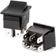 2 Keping Suis Pedal Kaki 6 Pin 6V 12V 24V untuk Kereta Mainan Ride-on